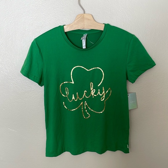 ☘️NWOT French Affair Lucky Tee. Small - Picture 1 of 7